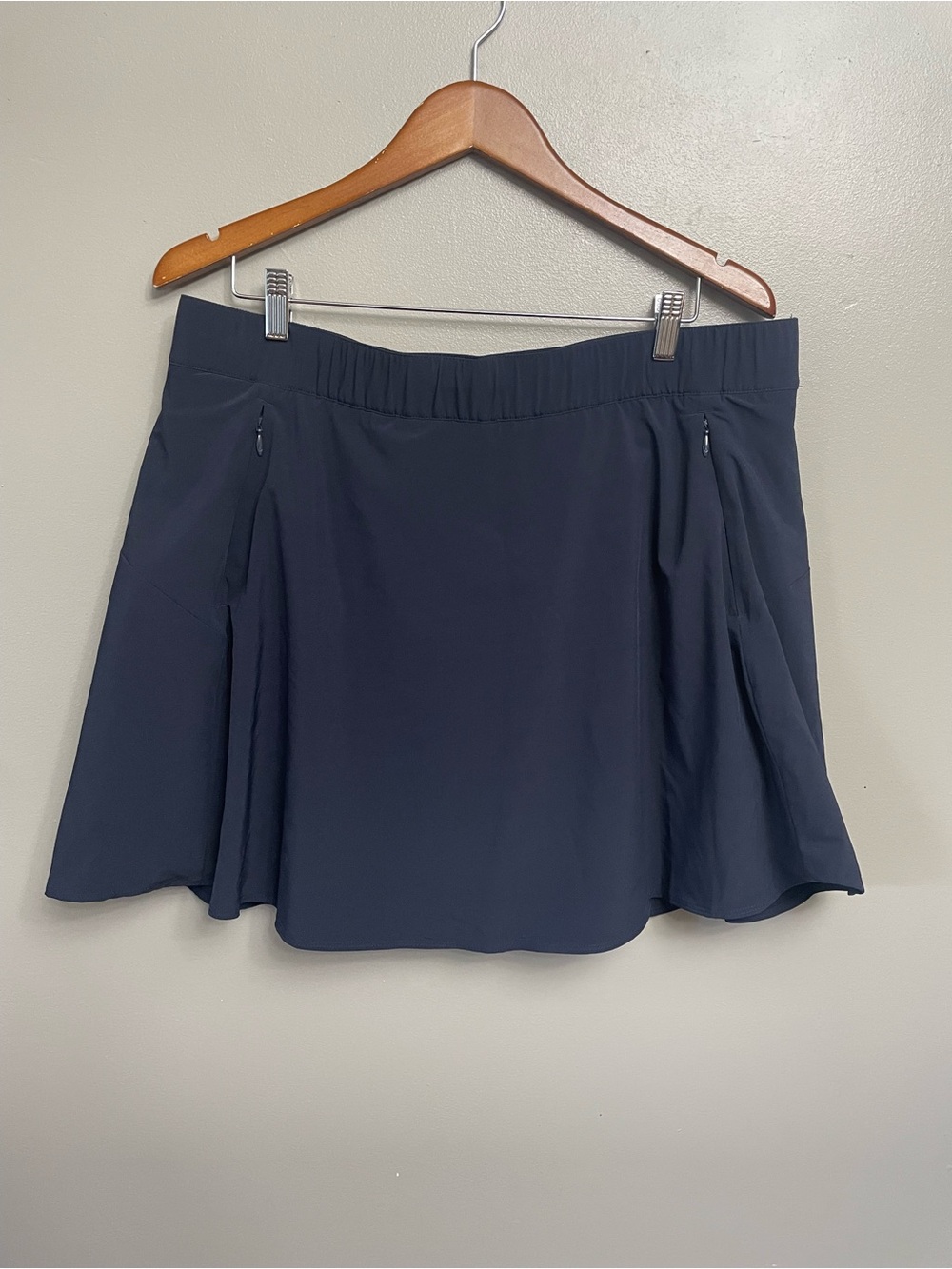 NWT T by Talbots skort 1X black Athleisure pickleball tennis golf